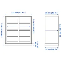 Dulap de bucătărie Ikea Havsta White / Sticlă photo 4