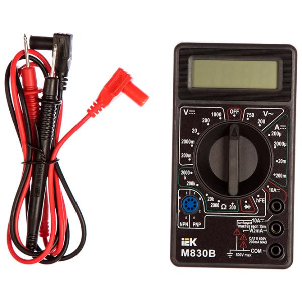 Multimetru IEK Universal M830B Digital / 2 MOm photo 2