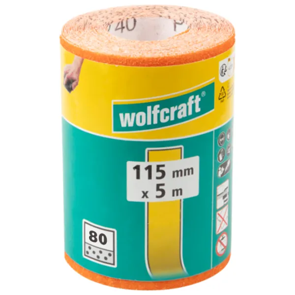 Hârtie abrazivă Wolfcraft 1772000 pentru metal photo 2