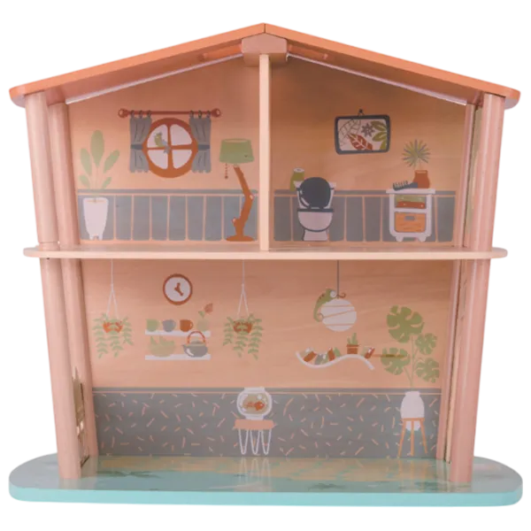 Домик для кукол Hape Tigers Jungle House E3412  пупсик / 3+ photo 3 Домик для кукол Hape Tigers Jungle House E3412  пупсик / 3+ photo 3