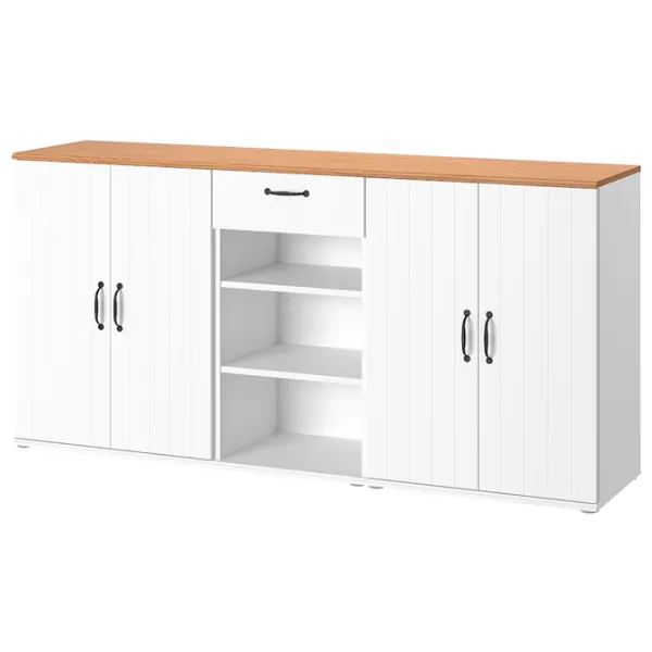 Kухонный шкаф Ikea Skruvby White / ДСП photo 1