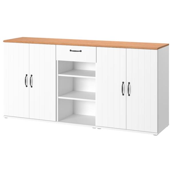 Kухонный шкаф Ikea Skruvby White / ДСП photo 1