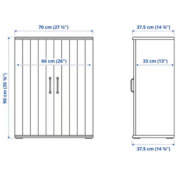 Kухонный шкаф Ikea Skruvby White / ДСП photo 7