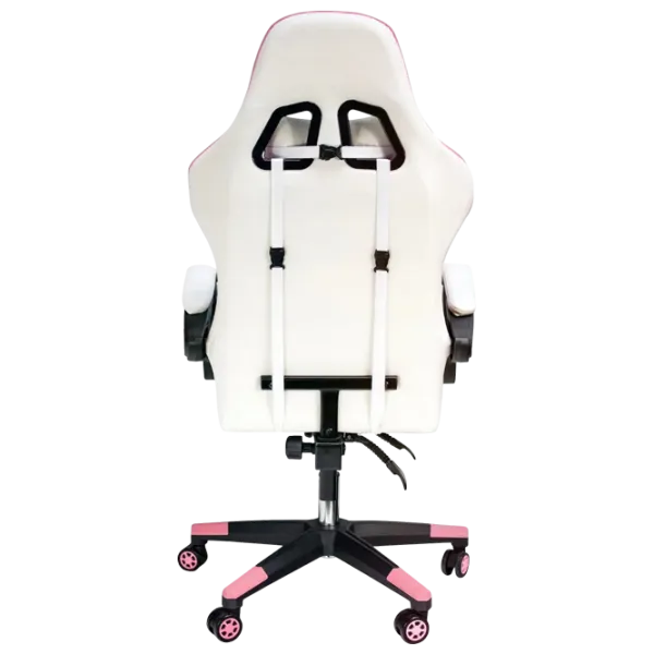Scaun Gaming Jumi Aragon White Pink photo 3