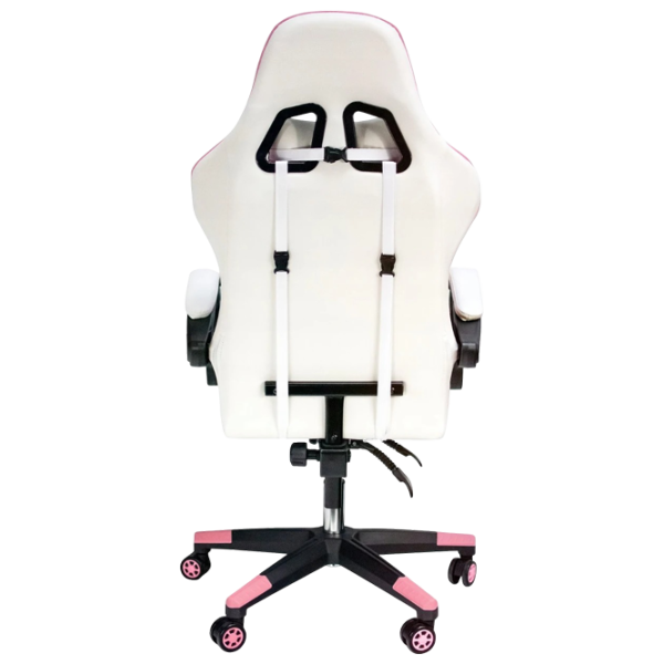 Scaun Gaming Jumi Aragon White Pink photo 3