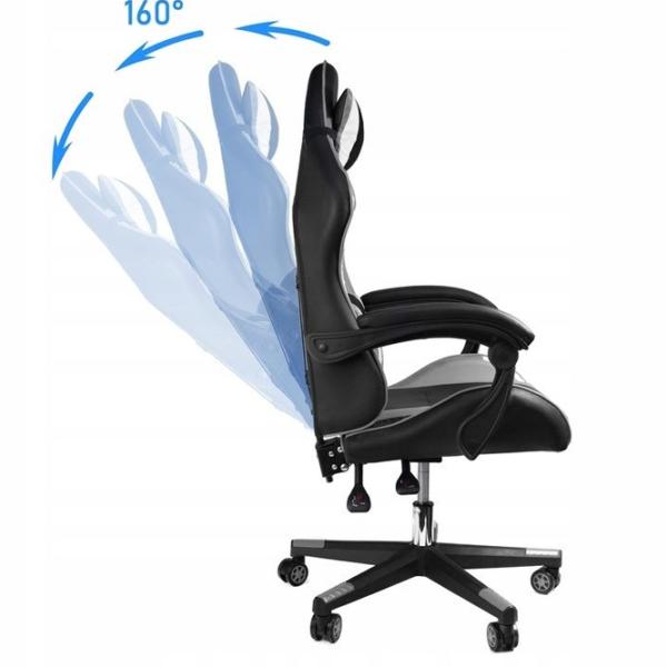 Scaun Gaming Jumi Aragon White Pink photo 4