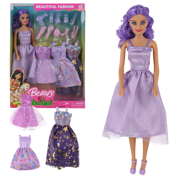 Păpușă Essa Toys Beauty Colourful 60261HWT-3 model / 3+ photo 1