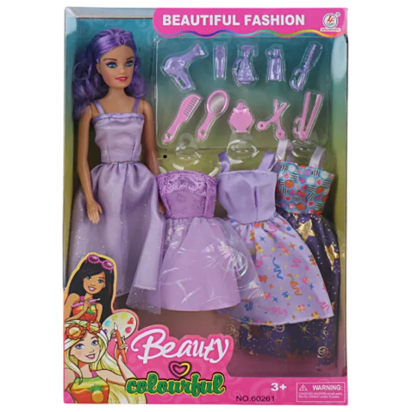 Păpușă Essa Toys Beauty Colourful 60261HWT-3 model / 3+ photo 4