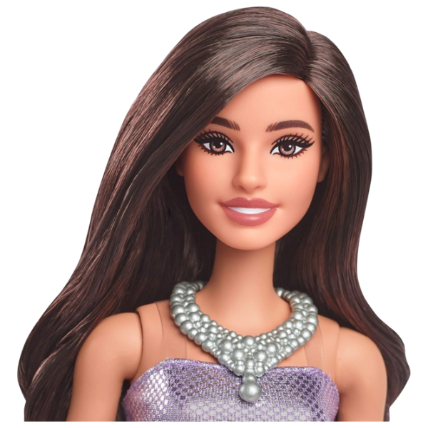 Păpușă Barbie Fashionista in a purple dress HYT92 model / 3+ photo 2 Păpușă Barbie Fashionista in a purple dress HYT92 model / 3+ photo 2