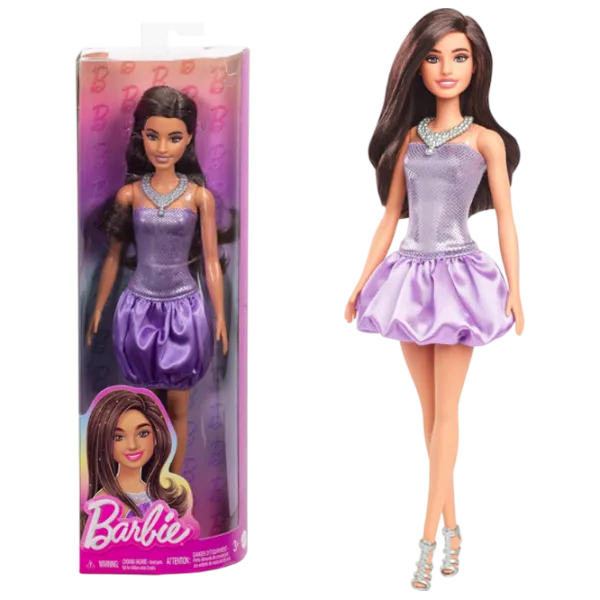 Păpușă Barbie Fashionista in a purple dress HYT92 model / 3+ photo 5 Păpușă Barbie Fashionista in a purple dress HYT92 model / 3+ photo 5