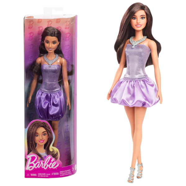Păpușă Barbie Fashionista in a purple dress HYT92 model / 3+ photo 5 Păpușă Barbie Fashionista in a purple dress HYT92 model / 3+ photo 5