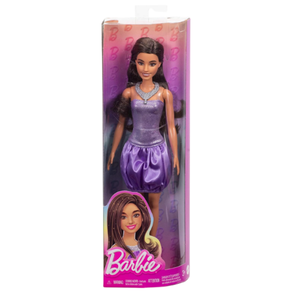 Păpușă Barbie Fashionista in a purple dress HYT92 model / 3+ photo 6 Păpușă Barbie Fashionista in a purple dress HYT92 model / 3+ photo 6
