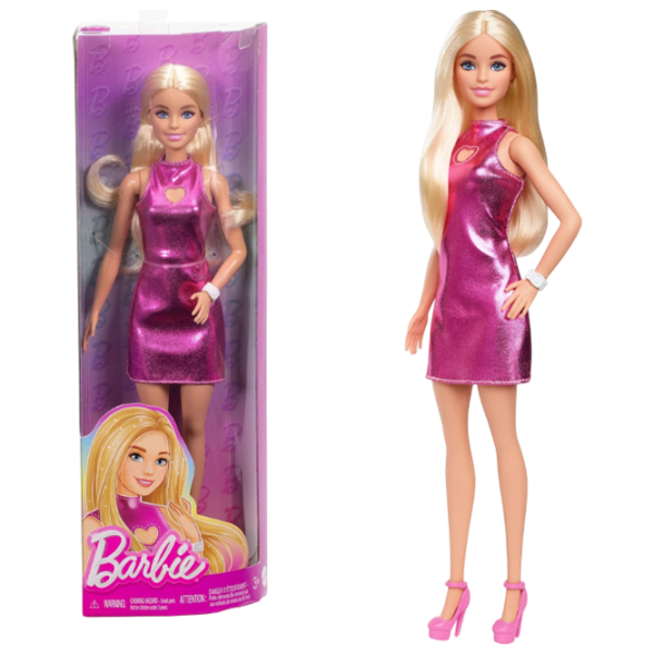 Păpușă Barbie Fashionista in a mini pink dress HYT88 model / 3+ photo 6