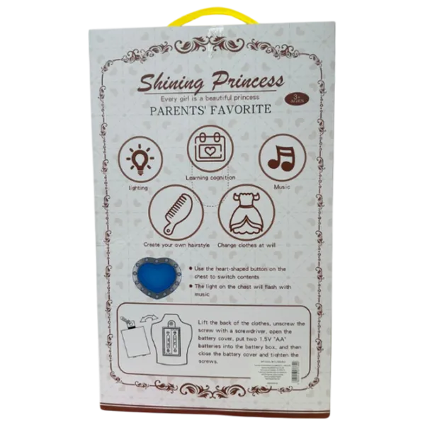 Păpușă Essa Toys Shining Princess YL005-B2 bebeluș / 3+ photo 3