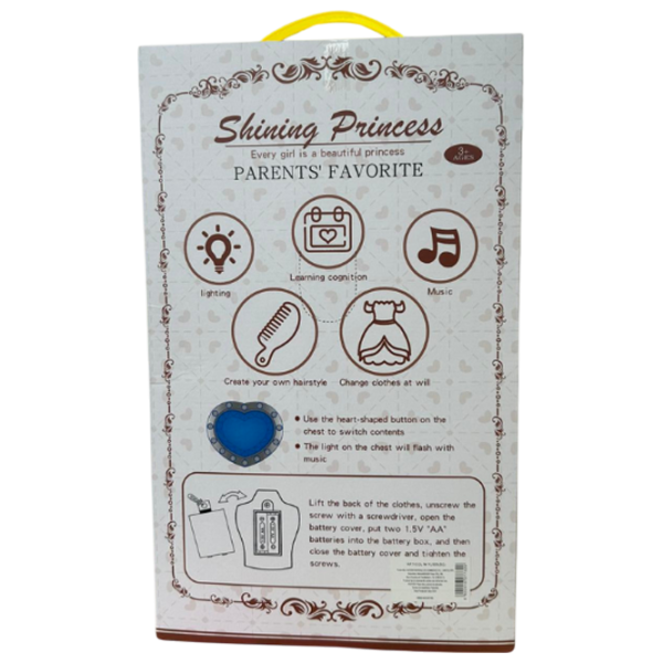 Păpușă Essa Toys Shining Princess YL005-B2 bebeluș / 3+ photo 3