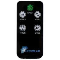 Ventilator Lifetime Air 80+RC230V 45 W / Turn / White photo 2
