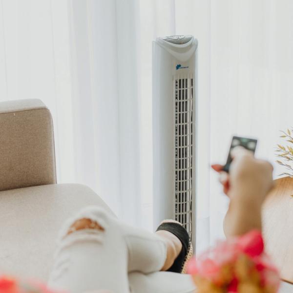 Ventilator Lifetime Air 80+RC230V 45 W / Turn / White photo 6