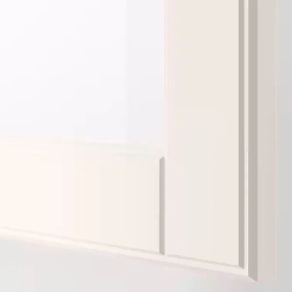 Kухонный шкаф Ikea Besta/Ostvik White / Стекло photo 4