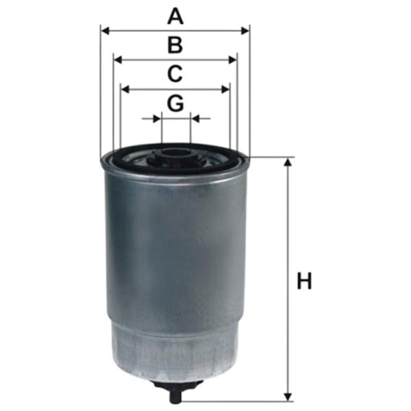 Топливный фильтр Mahle KC 101 80 мм photo 4