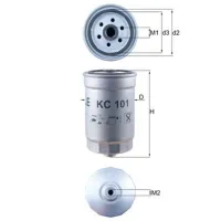 Filtru combustibil Mahle KC 101 80 mm photo 5