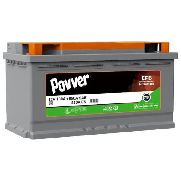 Авто аккумулятор Povver L5.100.085.A 850A / 100 Ач  photo 1