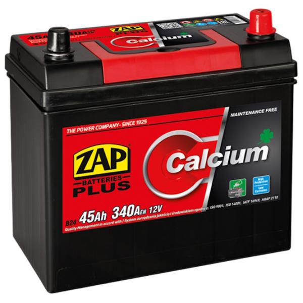 Авто аккумулятор Zap Plus Japan Cars 340A / 45 Ач  photo 1