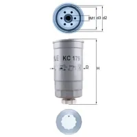 Топливный фильтр Mahle KC 179 80 мм photo 5