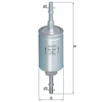 Filtru combustibil Mahle KL 458 8 mm photo 4