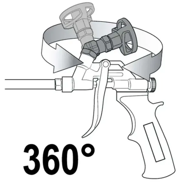Pistol pentru spumă Yato YT67424 Metal / Mecanic photo 4
