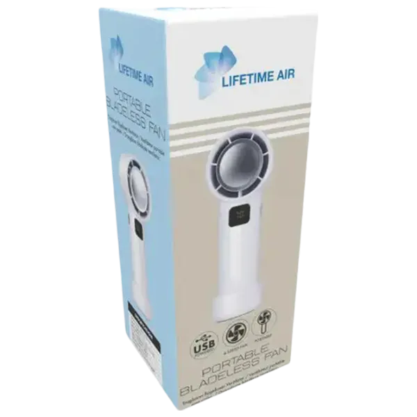 Ventilator Lifetime Air Portable 1 W / Portabil / White photo 4
