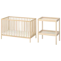 Детская кровать Ikea Sniglar 0 месяцев - 3 года / Натуральный photo 3