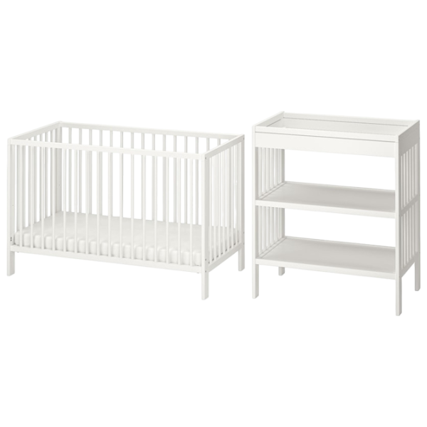 Детская кровать Ikea Gulliver 0 месяцев - 3 года / Белый photo 1 Детская кровать Ikea Gulliver 0 месяцев - 3 года / Белый photo 1