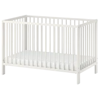 Детская кровать Ikea Gulliver 0 месяцев - 3 года / Белый photo 3