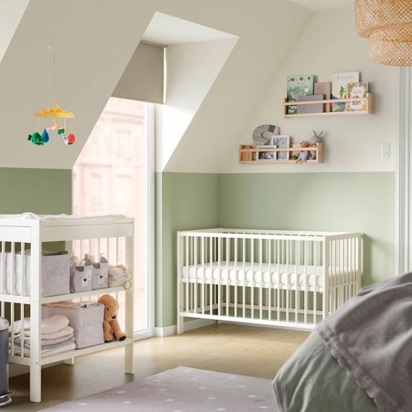 Детская кровать Ikea Gulliver 0 месяцев - 3 года / Белый photo 5 Детская кровать Ikea Gulliver 0 месяцев - 3 года / Белый photo 5