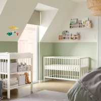 Детская кровать Ikea Gulliver 0 месяцев - 3 года / Белый photo 5