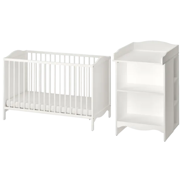 Детская кровать Ikea Smagora 0 месяцев - 3 года / Белый photo 1 Детская кровать Ikea Smagora 0 месяцев - 3 года / Белый photo 1