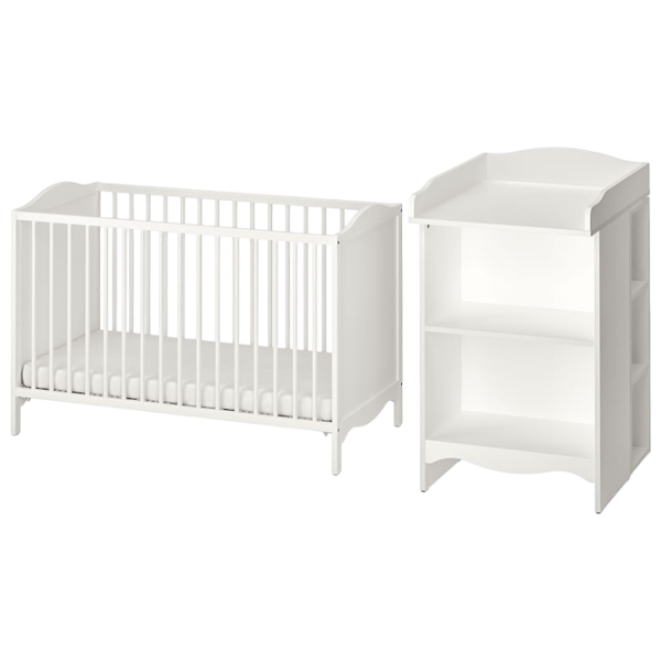 Детская кровать Ikea Smagora 0 месяцев - 3 года / Белый photo 1 Детская кровать Ikea Smagora 0 месяцев - 3 года / Белый photo 1