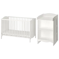 Pat pentru copii Ikea Smagora 0 luni - 3 ani / White