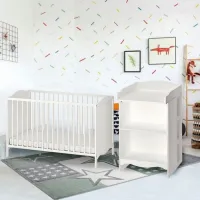 Детская кровать Ikea Smagora 0 месяцев - 3 года / Белый photo 4