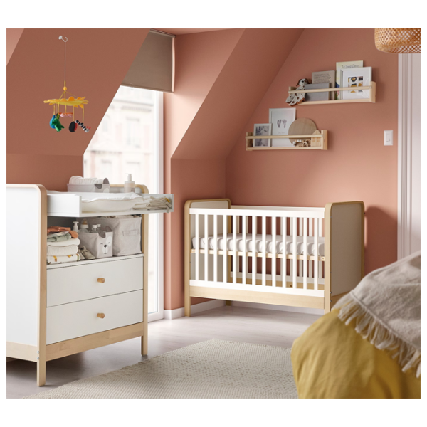Pat pentru copii Ikea Alskvard 0 luni - 3 ani / Birch photo 2