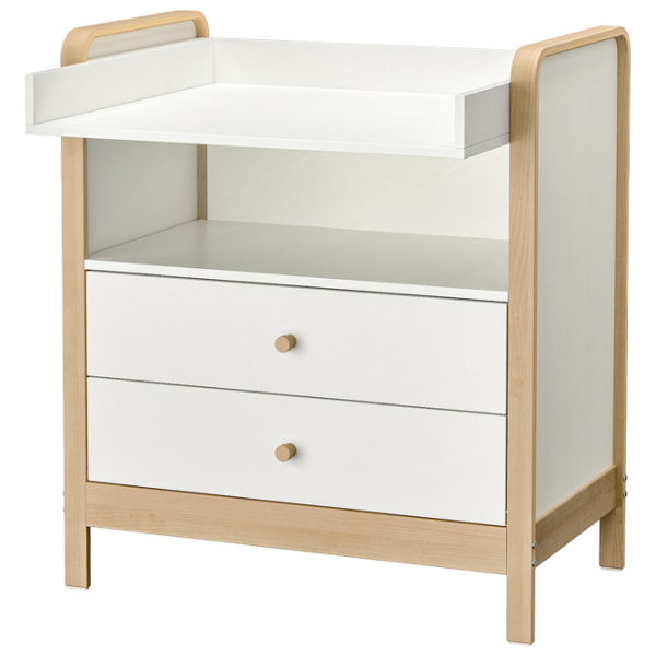 Pat pentru copii Ikea Alskvard 0 luni - 3 ani / Birch photo 4