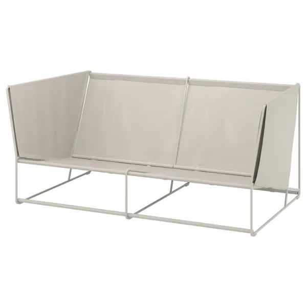 Садовый стул Ikea Havsten Сталь / Полиэстер / Бежевый Beige photo 2