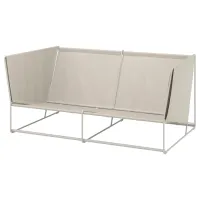 Садовый стул Ikea Havsten Сталь / Полиэстер / Бежевый Beige photo 2