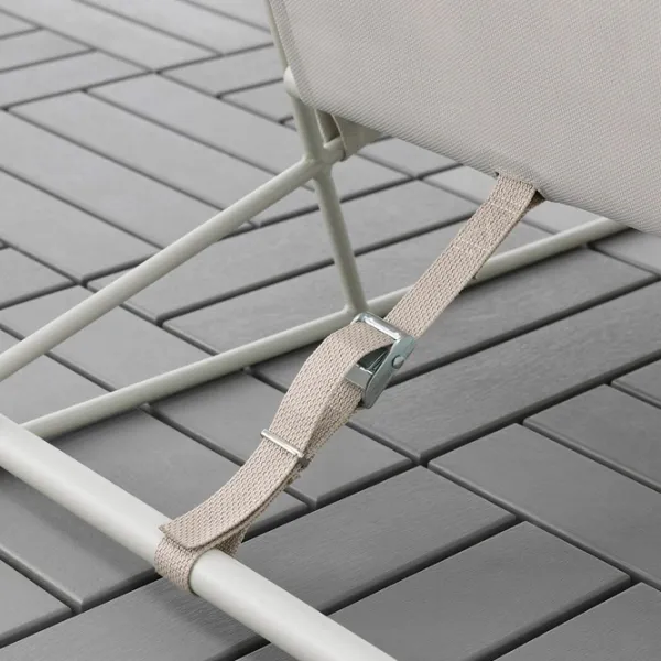 Садовый стул Ikea Havsten Сталь / Полиэстер / Бежевый Beige photo 5