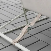 Садовый стул Ikea Havsten Сталь / Полиэстер / Бежевый Beige photo 5