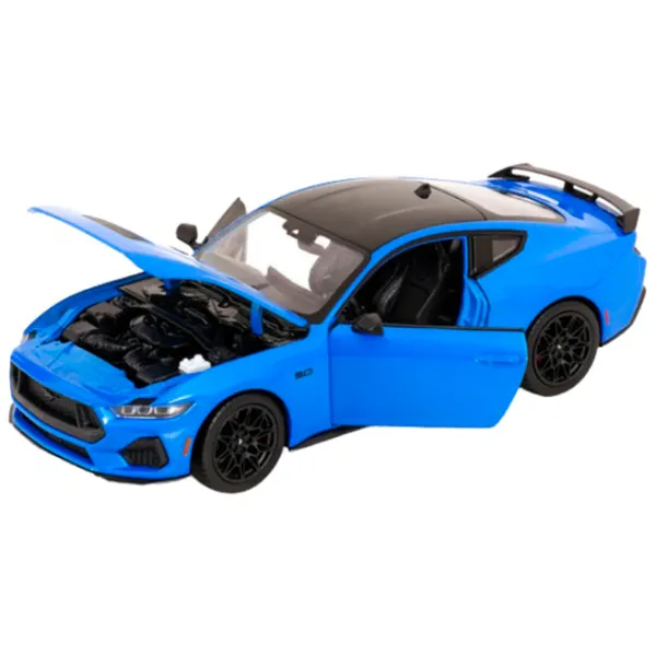 Mașină Welly Ford Mustang GT 24123  / / Black Blue photo 2 Mașină Welly Ford Mustang GT 24123  / / Black Blue photo 2