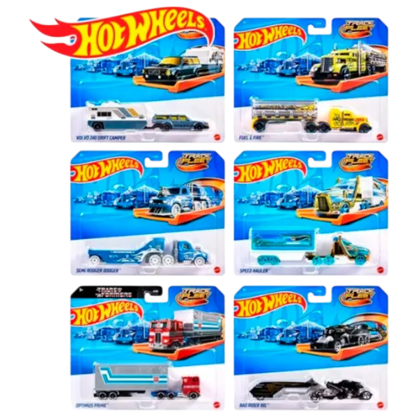 Set de mașini Hot Wheels Transport Truck HYT56   / / Black Multicolor photo 1