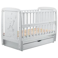 Детская кровать Glamvers Bear 0 месяцев - 3 года / Серый