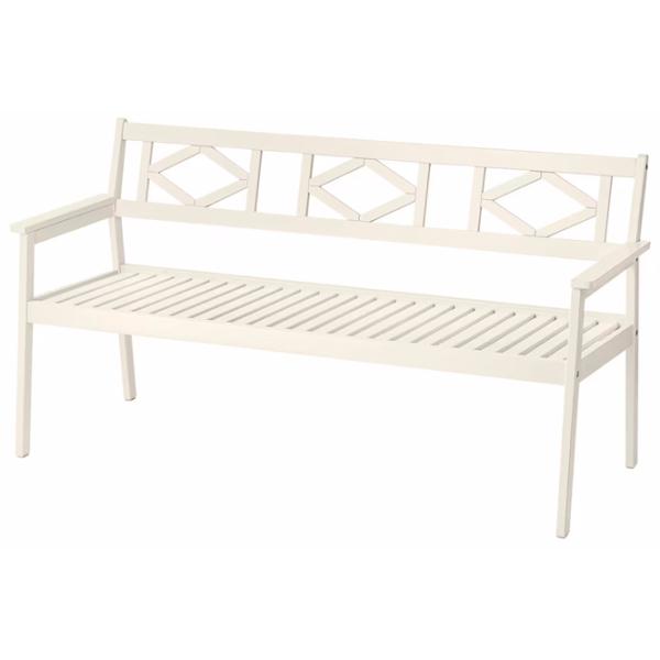 Scaun de grădină Ikea Bondholmen Masiv / Masiv / White White photo 1