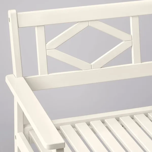 Scaun de grădină Ikea Bondholmen Masiv / Masiv / White White photo 5